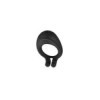 OCTAVE, Cockring Noir dans un silicone médical doux avec 1 mode de vibration 